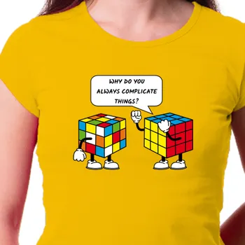 Tričko Vtipná | Vtipné tričko Rubikova kostka