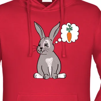 Pánská mikina Mikina Pro páry | Párová mikina Zajíček