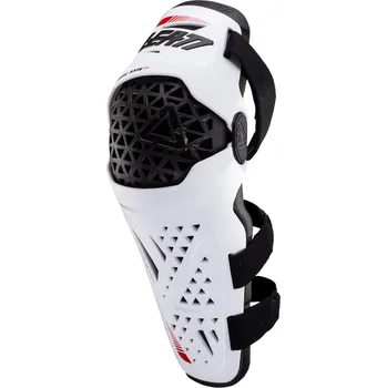Chránič kolene perforované kloubové chrániče kolen Leatt Knee & Shin Guard Dual Axis Pro, černé/bílé Velikost: XXL