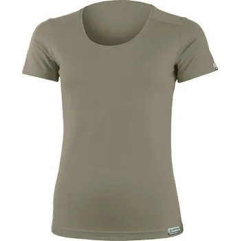 IRENA dámské 100% merino triko - Khaki 7373 / L / Khaki