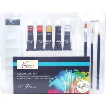 Vodová barva Malování pro děti Akvarelové barvy 18 ks