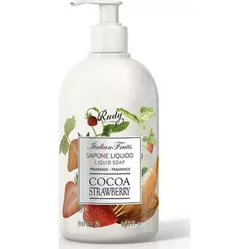 Tělový krém Rudy profumi Cocoa & Strawberry Italian Fruits Cocoa & Strawberry tekuté mýdlo 500ml