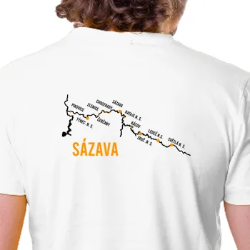 Pánské tričko Tričko Vodáci | Pánské tričko na vodu Sázava