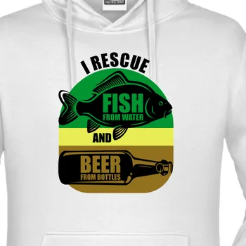 Pánská mikina Mikina Vtipná | Mikina pro rybáře Záchranář