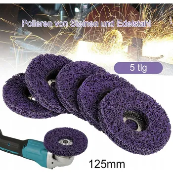 Brusný kotouč 10 ks 125mm DIAMANTOVÝ BRUSNÝ KOTOUČ LEŠTICÍ KOTOUČ Fialový