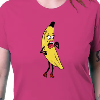 Tričko Vtipná | Tričko s banánem pro ni