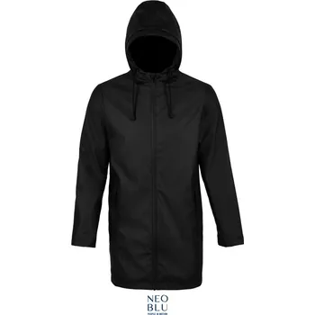 pracovní bunda NEOBLU Bunda Antoine Men, vosková, nepromokavá, pánská COT243174n1114-deep black 4XL Černá deep