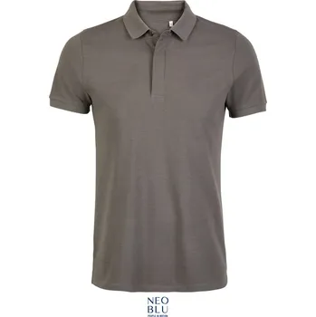 Pánské tričko NEOBLU Polokošile Owen Men, krátký rukáv, pánská COT243188q3001-soft grey S Šedá světlá