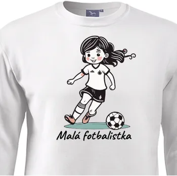Pánská mikina Mikina Fotbal | Mikina pro malou fotbalistku