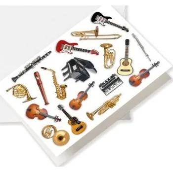 VIENNA WORLD Přání do obálky - hudební nástroje