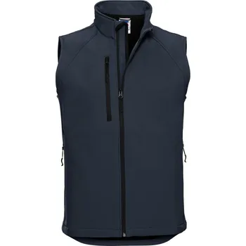 pracovní vesta Russell Athletic Vesta 141M, softshellová, pánská COT10141M29002-french navy M Navy french