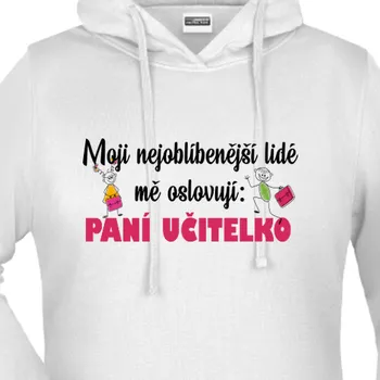 Dámská mikina Mikina Učitelé | Mikina Paní učitelko
