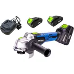 Akumulátorová úhlová bruska 125 mm 21V + AKU 2× 3000 mAh, Kraft&Dele KD3405