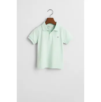 Dívčí košile POLOKOŠILE GANT SHIELD SS PIQUE FADED MINT