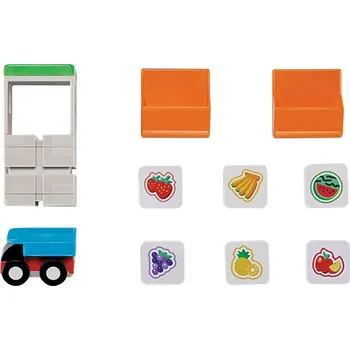 ostatní stavebnice Qbi 226 Fruit Delivery Challenge – rozšiřující balíček kreativní magnetické stavebnice