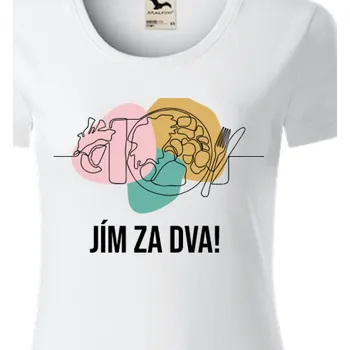 Dámské tričko Organická trička Pro páry | Bio tričko Jím za 2