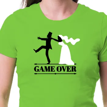 Dámské tričko Tričko Rozlučka se svobodou | Dámské tričko Game over