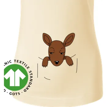 Dámské tričko Organická trička Zvířata | Organické triko Klokaní kapsa