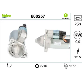 Autoelektrika Startér VALEO 600257