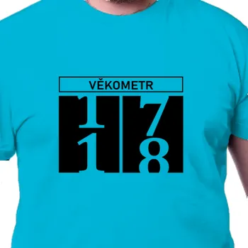 Pánské tričko Tričko K narozeninám | Tričko 18 let