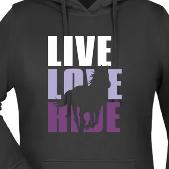 Dámská mikina Mikina Akce | Mikina s koněm Love Ride