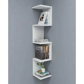 regál Casarredo Rohový regál ANDREW barva bílá