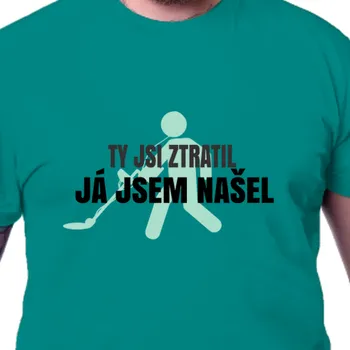 Tričko Hobby | Triko pro hledače Já jsem našel