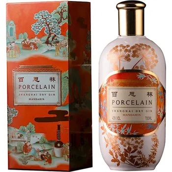 Gin Porcelain Shanghai Dry Gin Mandarin 43% 0,7l