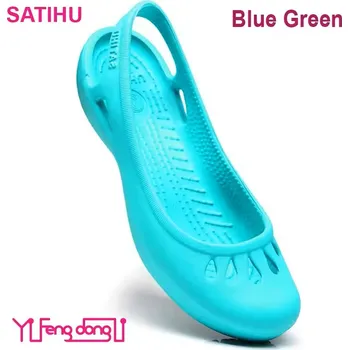 Dámské baleríny Dámské protiskluzové baleríny EVA materiál (11 barevných variant) Barva: modro zelená, Velikost: 40 (W9)