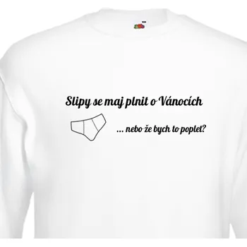 Pánská mikina Mikina | Mikina Slipy se maj plnit o Vánocích