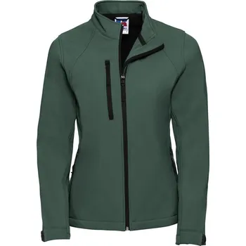 pracovní bunda Russell Bunda 140F, softshellová, dámská COT10140F54013-bottle gree 3XL Zelená lahvově