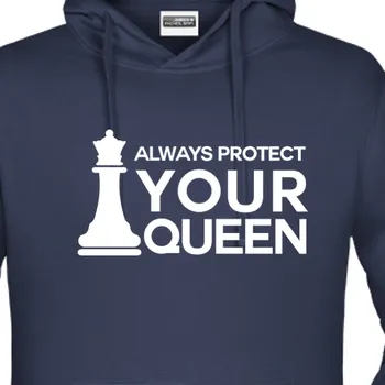 Pánská mikina Mikina Pro páry | Mikina Protect your queen
