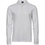 TeeJays Polokošile TJ 1406, elastická, dlouhý rukáv, pánská COT18140600105-white 2XL Bílá