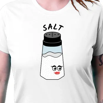 Dámské tričko Tričko Pro páry | Tričko pro BFF Sůl