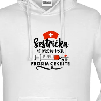 Pánská mikina Mikina Zdravotní sestry | Mikina Budoucí zdravotní sestra