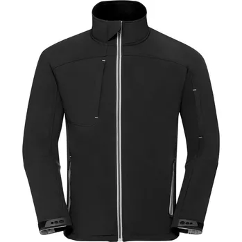 pracovní bunda Russell Bunda 410M Bionic, softshellová, pánská COT10410M00213-black 3XL Černá
