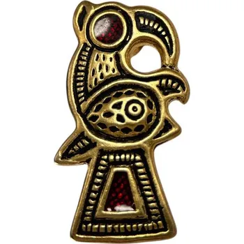 Brož Franská ptačí brož, bronz