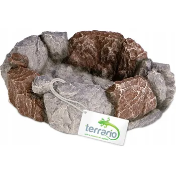 Miska pro psa MISKA DO TERÁRIA 17X15X4,5 CM - NÁDOBA NA KRMIVO PRO TERÁRIJNÍ ZVÍŘATA