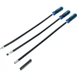 Ohebné šroubováky na bity, extra dlouhé, sada 13 ks - B74427