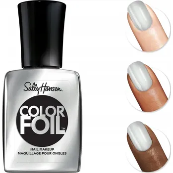 Lak na nehty Sally Hansen Color Foil Lakier Steel A Kiss 120 - Lak na nehty ocelový odstín