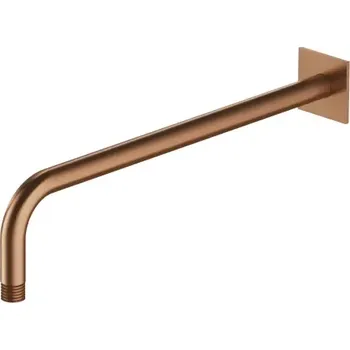 Tyč na sprchový závěs OMNIRES - Nástěnné sprchové rameno, 40 cm, kartáčovaná měď RA01C-KCPB