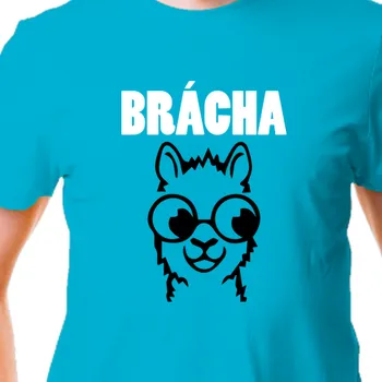 Pánské tričko Tričko Rodinné sety | Tričko Brácha lama