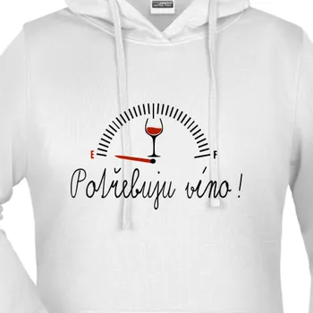 Dámská mikina Mikina Pro maminky | Mikina Potřebuju víno!