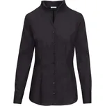 Seidensticker Halenka Chalice Blouse Slim LSL, popelínová, dlouhý rukáv, dámská COT781182002xk-black Černá 42