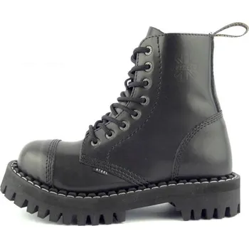 Těžké boty Steel boty 8 dírek 113/114/O Monster černá, velikost 36