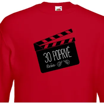 Pánská mikina Mikina K narozeninám | Mikina 30 let poprvé