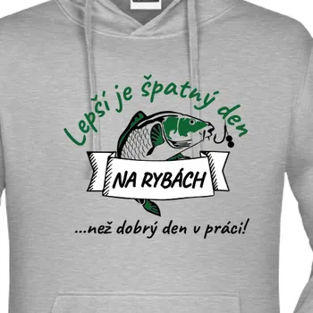 Pánská mikina Mikina Rybáři | Mikina Den na rybách