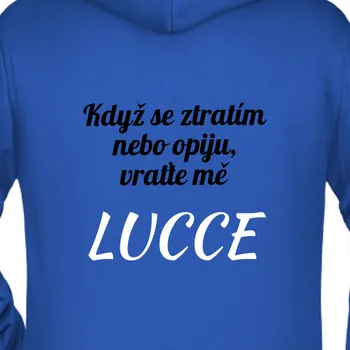 Pánská mikina Mikina Pro páry | Párová mikina Když se ztratím, vraťte mě