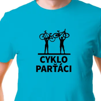 Pánské tričko Tričko Cyklisté | Cyklistické tričko Cykloparťáci