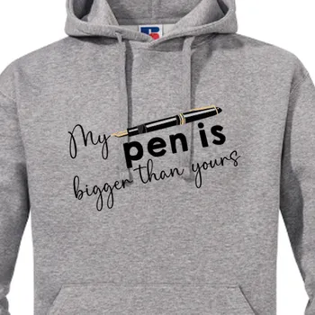 Pánská mikina Mikina Vtipná | Mikina My pen is bigger